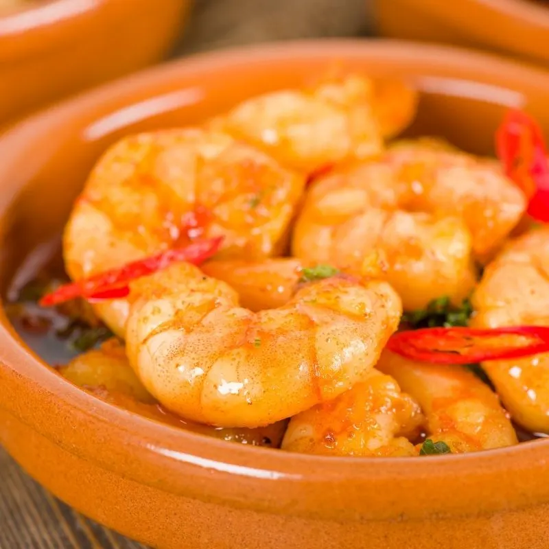 Andalusian Spicy Gambas al Pil Pil