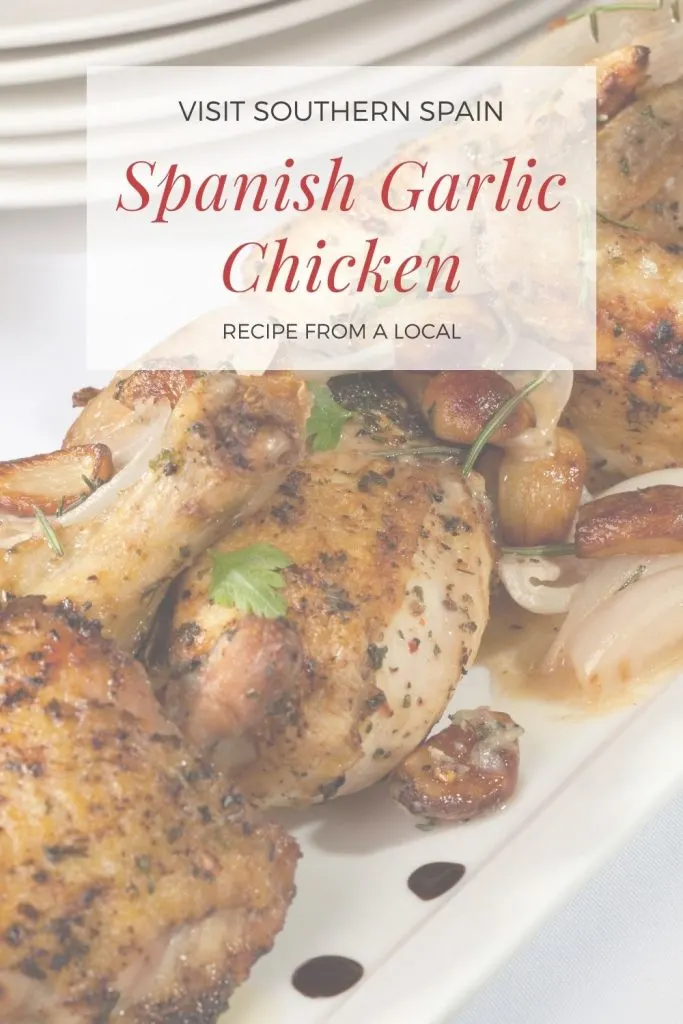 Are you looking for a Spanish garlic chicken recipe? Once you've tried our garlic chicken you won't prepare chicken in another way. The sweetness and spiciness of the garlic give this garlic chicken recipe a flavorful punch with every bite you take. The Spanish chicken and garlic are perfect for lunch or dinner and it's the best Spanish chicken recipe, that can be found in every restaurant in Spain. Try it and you won't regret it! #spanishchicken #garlicchicken #polloalajilo #spanishrecipe #spain