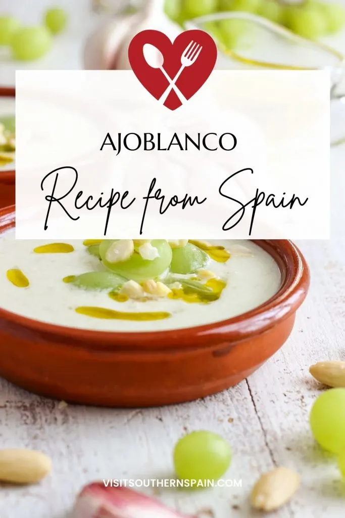 Are you looking for a Cold Garlic Soup recipe? The Ajo Blanco recipe is an Andalusian specialty for all the garlic lovers out there, having a unique taste. Ajo Blanco soup is a garlic soup recipe that is served during summertime and you can find it all over Spain, in restaurants and supermarkets alike. The ajoblanco recipe's main ingredients are garlic and almond, making the Spanish garlic soup a healthy and nutritious one. #coldgarlicsoup #ajoblanco #coldspanishsoup #garlicsoup #summersoup