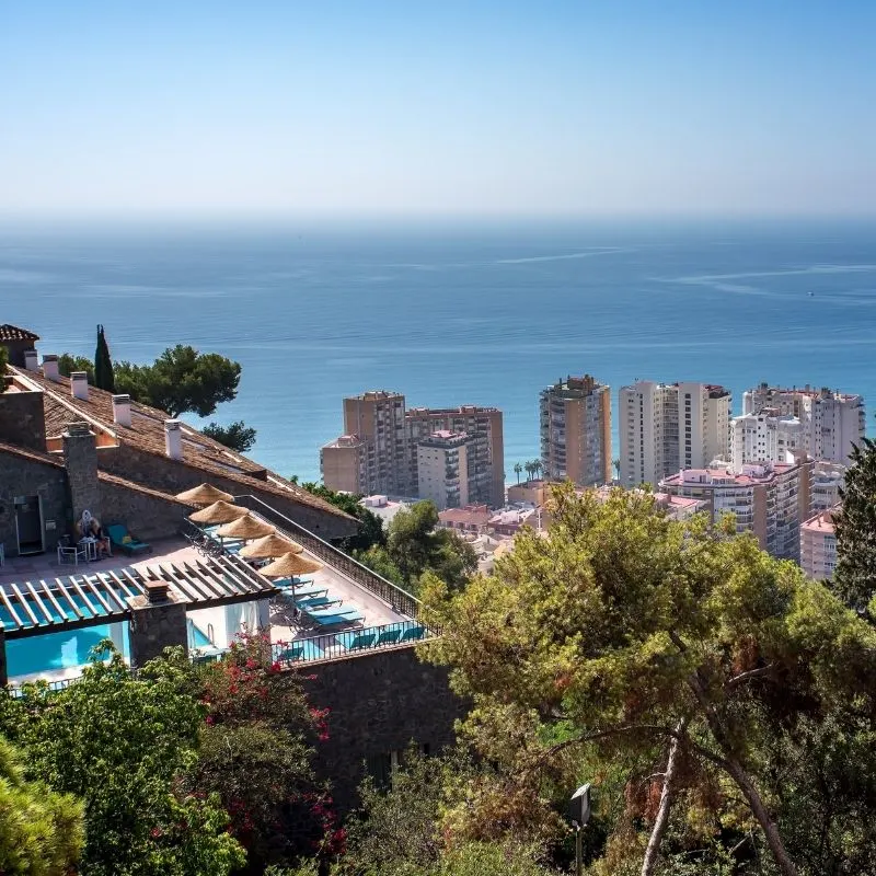 hotels in malaga with sea view