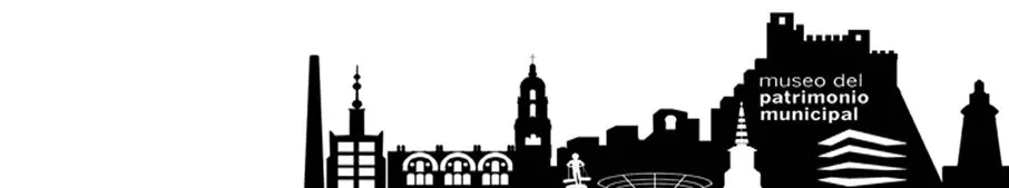 black and white logo and silhouette of museum del patrimonio municipal