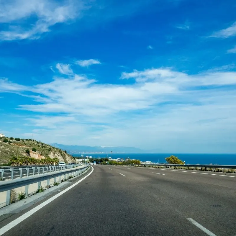 From Malaga to Nerja by Car