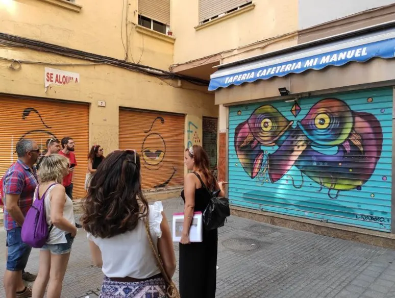 20 Free Things to do in Malaga, The Streets in Soho and Lagunillas Districts offer Amazing Street Artworks