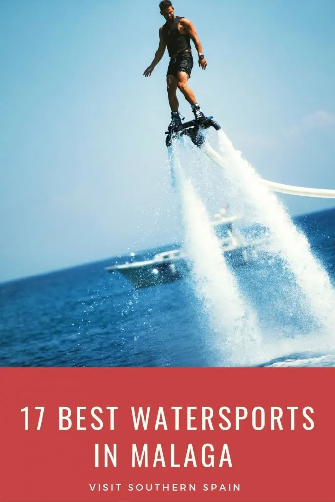 Are you looking for the best watersports in Malaga? Here's a list to help you pick the next activity while visiting Malaga. There's nothing better than a watersport when you're on holiday at the sea. Whether you want to explore the sea while snorkeling and scuba diving or relaxing aboard a catamaran, Costa del Sol can offer you everything. Here are the 17 best watersports in Malaga and Costa del Sol for you and your friends. #watersports #malaga #costadelsol #wateractivities #wateradventure