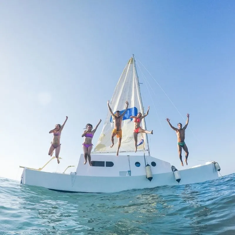 Best watersports in Malaga, Malaga: Catamaran Trip with Optional Stop for Swimming