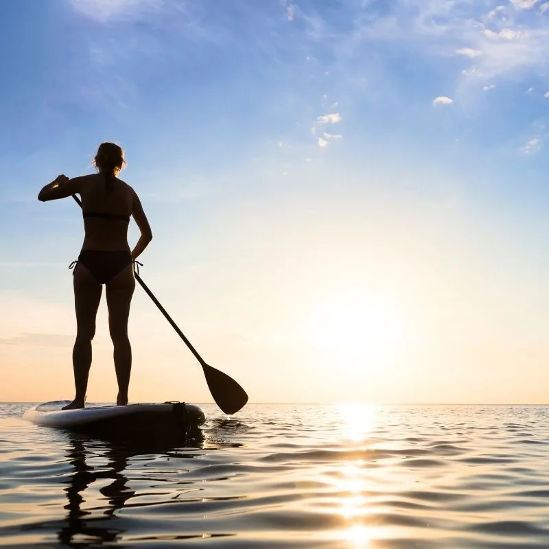 Best watersports in Malaga, Marbella: Stand-Up Paddle Board at Sunset