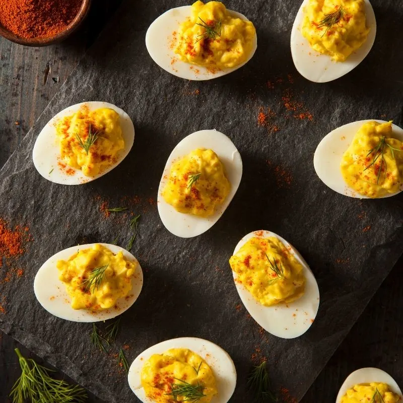 Spanish Deviled Eggs, 18 Delightful Spanish Christmas Food Ideas