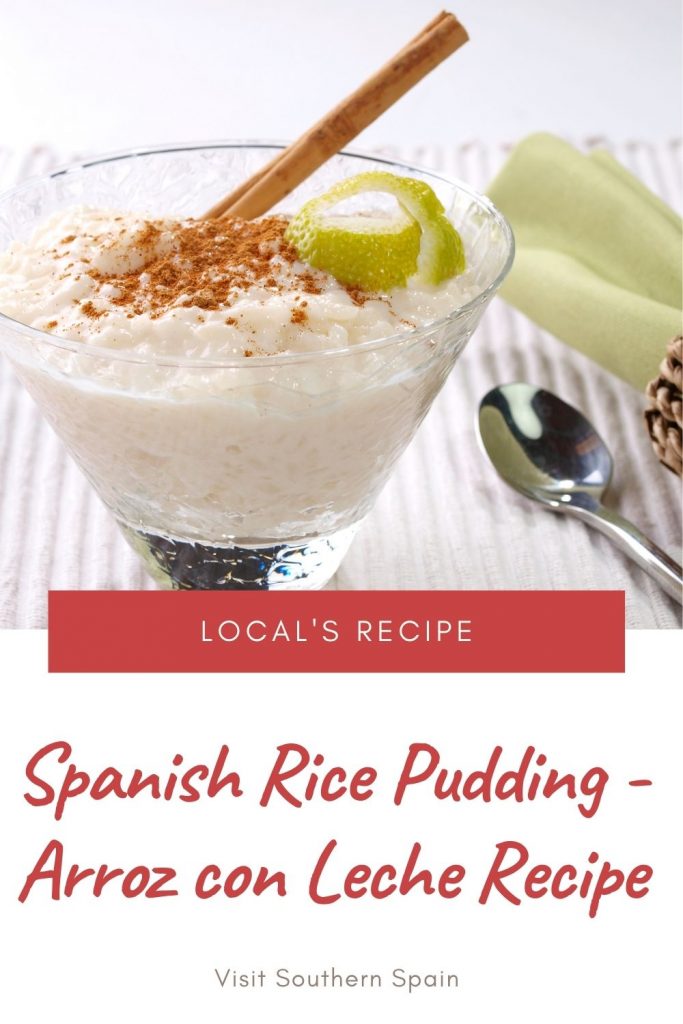 Are you looking for a Spanish rice pudding recipe? This milk rice is a simple way to prepare a dessert that won't require any fancy ingredients. The secret, of course, it's in the spices. When you'll prepare the arroz con leche the entire house will smell of cinnamon and lemon zest, just perfect for an autumn day. The creamy rice pudding recipe is so delicious you wouldn't want any other dessert. Try it if you don't believe us! #ricepudding #arrozconleche #spanishricepudding #sweetrice #dessert
