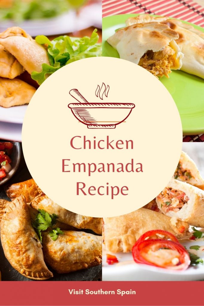 If you are looking for a Spanish Chicken Empanada Recipe, you're in the right place. We've for you the best chicken empanada recipe that you can try right now. These Spanish empanadas are a healthy and nutritious way to eat chicken. The baked empanada recipe can be served at any time, making it also a great lunch option. You can find a flaky empanada dough recipe, plus the authentic chicken empanada filling just one click away. #chickenempanadarecipe #empanadarecipe #chickenempanadas #empanadas