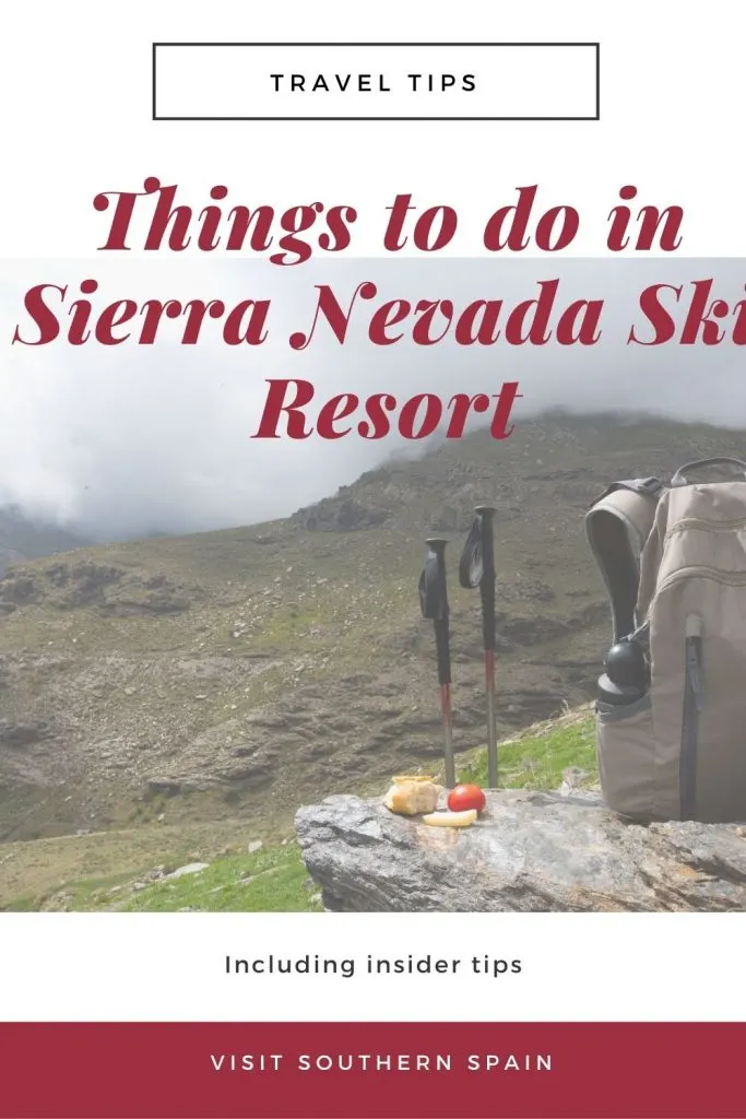 Are you looking for things to do in Sierra Nevada Ski Resort? We come to the rescue with some of the best outdoor activities in Sierra Nevada mountains. If you are a nature lover then this guide is for you. Contrary to what you'd expect, you can also go skiing in Spain for you will find the Sierra Nevada one of the largest southernmost ski resorts. Endless hikes with spectacular views are awaiting you in Sierra Nevada! #sierranevadaskiresort #skiresortspain #sierranevada #andalucia #skiresort
