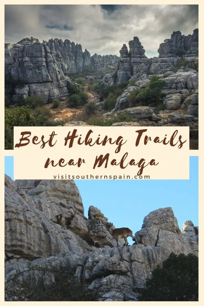 Are you looking for the best hiking trails near Malaga? There is a great number of hiking trails near Malaga and now you can find them all in our guide. Choose from easy hiking trails, to middle and difficult ones and enjoy nature's beauty. You will find a variety of places to go hiking in the beautiful and sunny Andalusia and when the mountains are calling, you can now choose the best hikes from our 17 Best Hiking trails in Malaga. #hikingtrails #hikingnearmalaga #besthikingtrails #malaga #hike