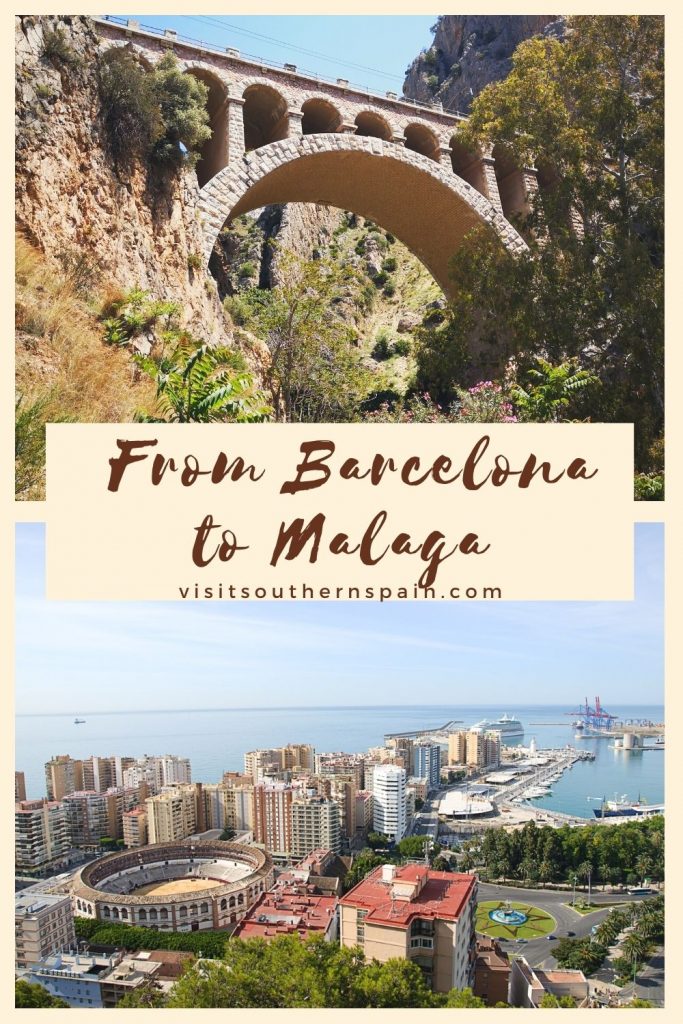 Are you wondering how to get from Barcelona to Malaga? Check out our complete travel guide that will help you plan a hassle-free trip to the sunny and beautiful Malaga. Whether you are planning to drive with the sea alongside you, or you want a bus or train trip, our guide has it all. If you plan to land in Malaga, there's also a seamless way to do that and you can read all about it. Planning a trip to Malaga is easier than you thought! #barcelona #malaga #traveltomalaga #travelguide #costadelsol