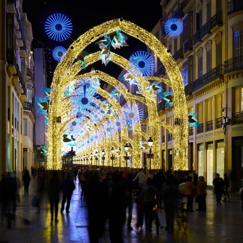 Christmas Lights in Malaga, 19 Best Places To Visit In Andalucia During Christmas