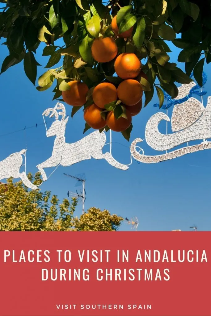 Curious what are the best places to visit in Andalucia during Christmas? We come to the rescue with the travel guide to the best cities in Andalucia that you should visit during the holidays. You will find some of the most unique places to visit in Spain that for Christmas are full of magic and traditions. Live or edible nativity scenes, Christmas markets and the best Spainsh Christmas desserts await you. #placestovisitinandalucia #andalucia #christmasinandalucia #christmas #southernspain
