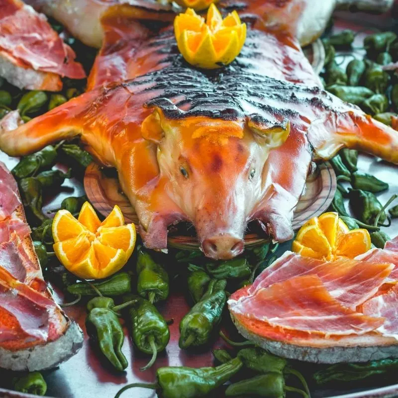 Cochinillo or Roast Suckling Pig, 18 Delightful Spanish Christmas Food Ideas