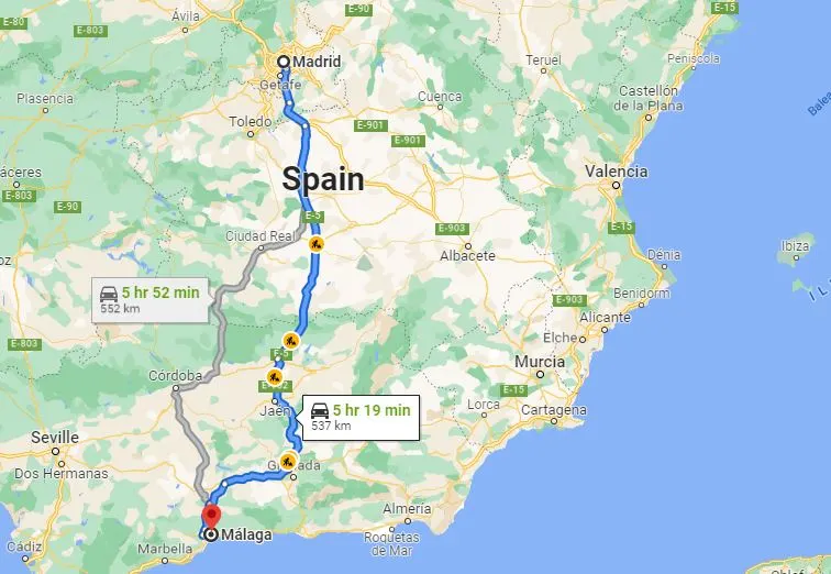 EXACTLY How To Get From Madrid to Malaga Visit Southern Spain