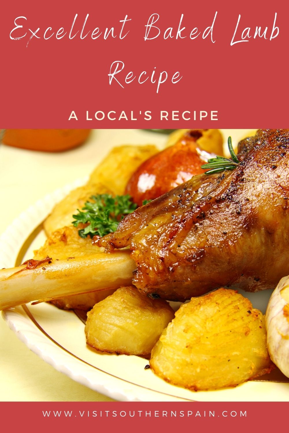 Are you looking for an Excellent Baked Lamb Recipe from Spain? The leg of lamb recipe is exactly what you need if you want a simple and savory lamb roast done in no time. This is one of the best baked lamb recipes from Spain that will impress you and your guests with its simplicity. This baked lamb leg is incredibly succulent & delicious and with our baked lamb recipe, you can learn how to cook lamb like a chef. Try our oven-baked lamb now! #bakedlamb #lambrecipe #spanishbakedlamb #lambroast 
