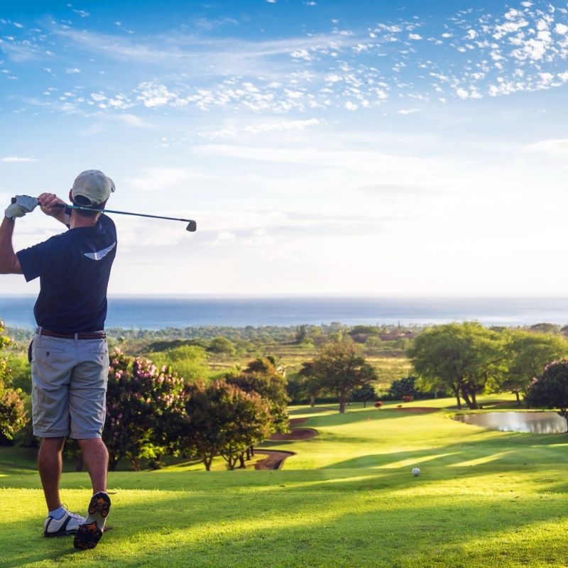 man golfing in Fuengirola, things to do in fuengirola in June