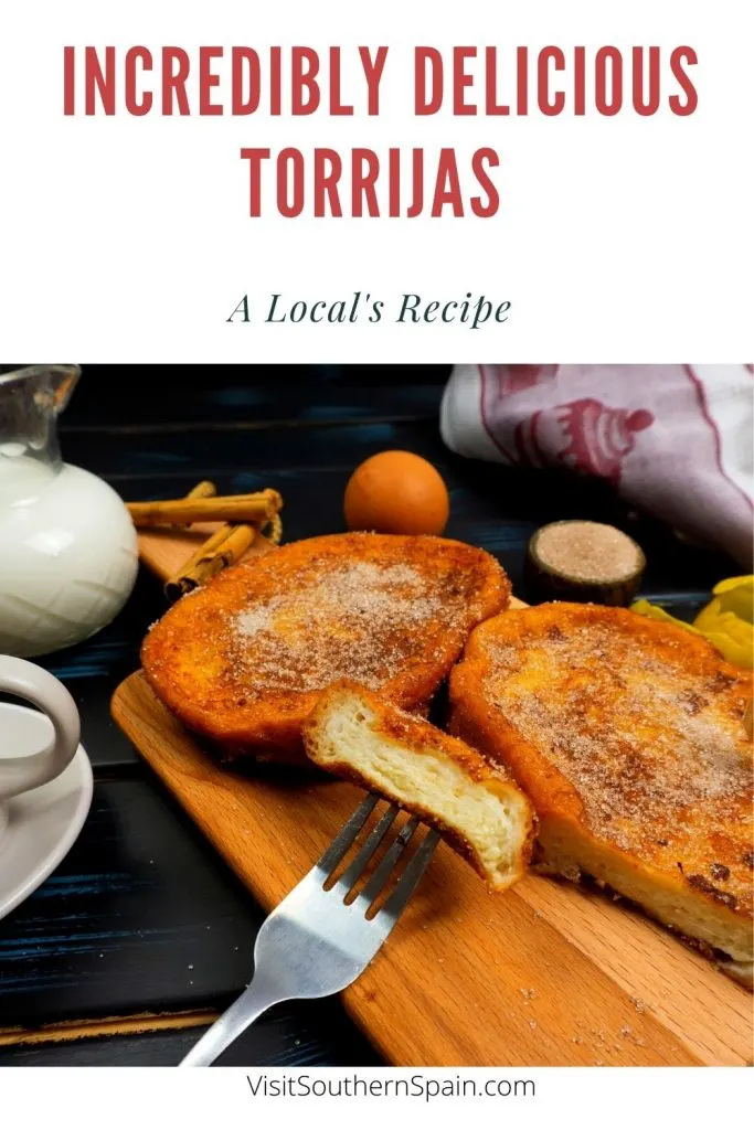 Are you interested in trying the incredibly delicious torrijas? Here you can learn all about this famous Spanish french toast and how to make the torrijas recipe. This caramelized french toast is a Spanish dessert that can be done really fast, with very few ingredients and with almost no effort. Once you've tried this authentic Spanish dessert recipe you'll understand why cinnamon and french toast make such a great team. #torrijas #spanishtoast #frenchtoast #spanishdessert