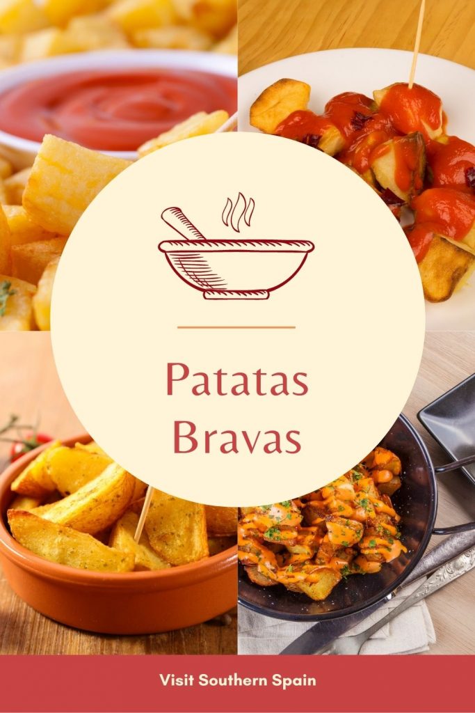 Are you looking for a crispy Patatas Bravas recipe? Are you looking for a crispy Patatas Bravas recipe? These Spanish fried potatoes are one of the most famous Tapas and are served in every bar or restaurant. They are served with a delicious salsa brava and one cannot go without the other. In this recipe, you can learn how to make patatas bravas and bring the Spanish flavors into your kitchen. The patatas bravas recipe is perfect for when you're in a hurry and want simple comfort food. #patatasbravas #spanishpotatos #friedpotatoes #salsabrava