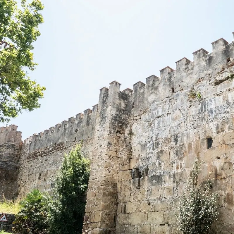 view of the exterior of the Castillo de Marbella