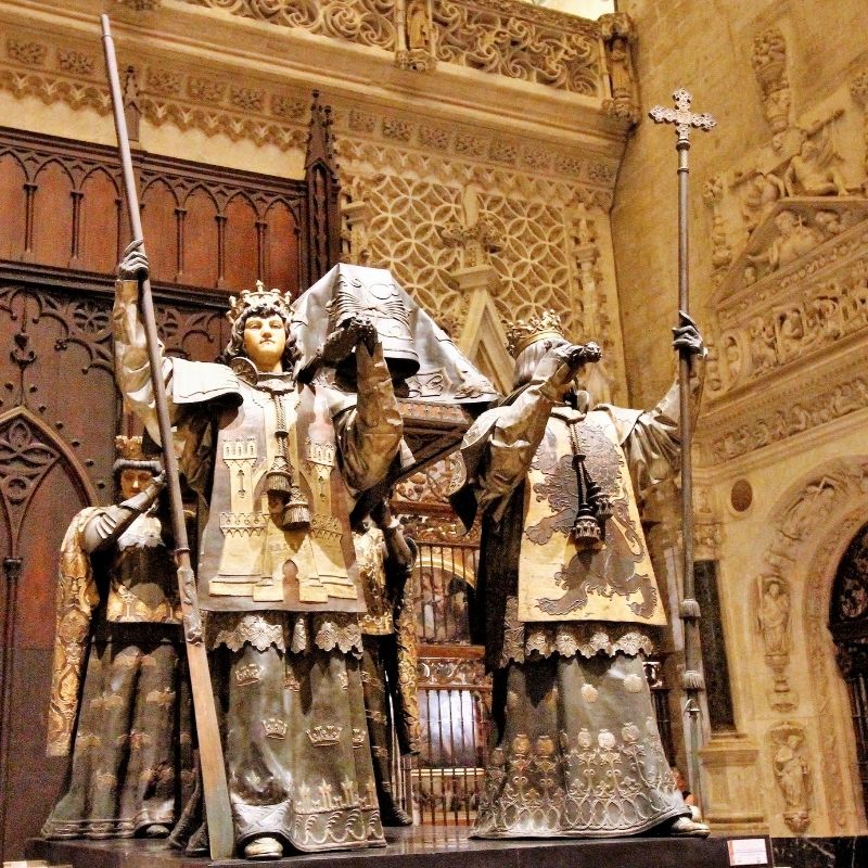 Columbus’ tomb in Seville, 19 Best Things To Do In Seville With Kids
