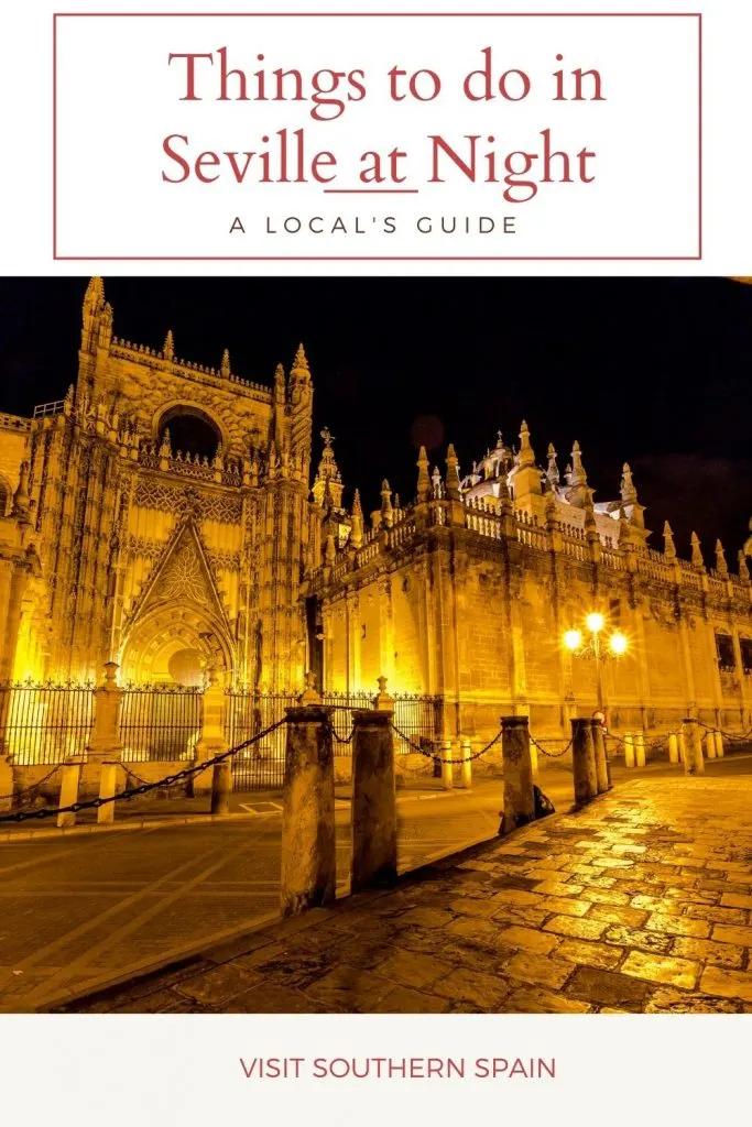 Are you looking for things to do in Seville at night? Our list of the most interesting activities to do at night is a must-read if you are on a journey to the beautiful Andalusian town of Seville. Watch a flamenco show, dance in one of Seville's nightclubs, or enjoy a chill night, tasting tapas. The choice is yours! Check out our guide to the 12 unforgettable things to do in Seville at night right now! # thingstodoatnight #sevilleatnight #seville #nightlife #andalucia