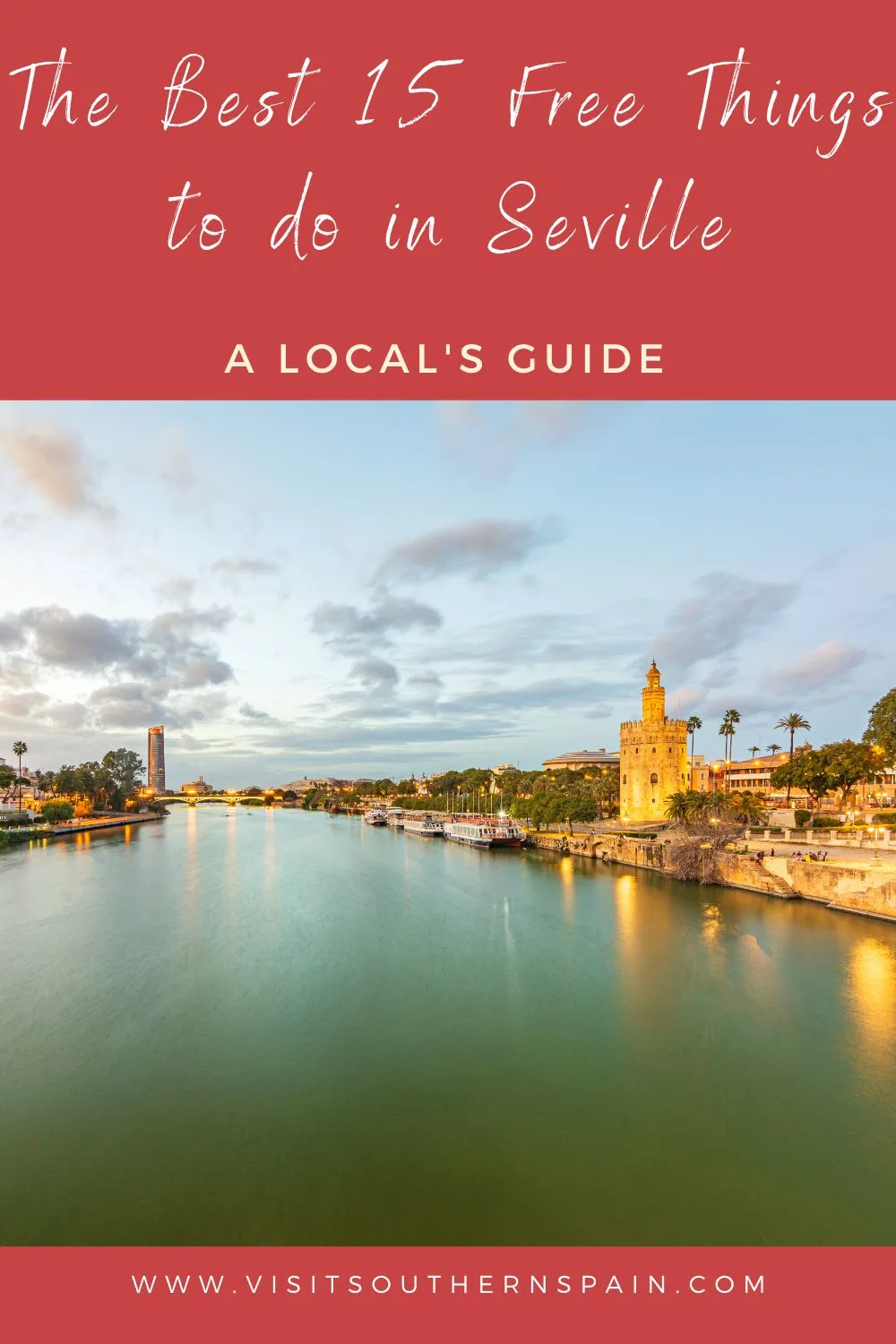 Are you looking for free things to do in Seville? We've come to the rescue with this extended travel guide to Seville and its most beautiful free attractions.  There are plenty f free things to do in Seville, from museum visits to long walks along the Guadalquivir River or through the gardens of Alcazar. Here are the 15 Free Things to do in Seville for a perfect holiday where you can enjoy this beautiful and sunny Andalucian city. #freethingsinseville #seville #freethingstodo #andalucia #spain