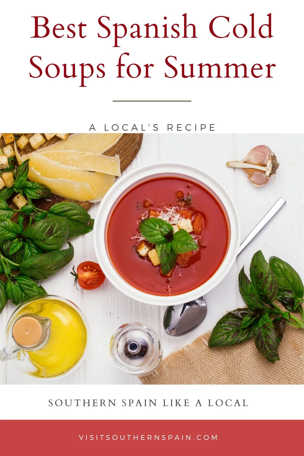 Are you looking for the Best Spanish Cold Soups for Summer? This is the ultimate list of Spanish soups for the hot season. You can choose from the classic gazpacho Andaluz to something fancier like gazpacho with shrimp, or a fruity one like the mango gazpacho. This list of cold soup recipes is a must-try in any Hispanic kitchen. You will have a variety of gazpachos that can make the heat of summer go away with just one bowl of soup. #spanishcoldsoups #gazpacho #spanishsoups #coldsoupsrecipe