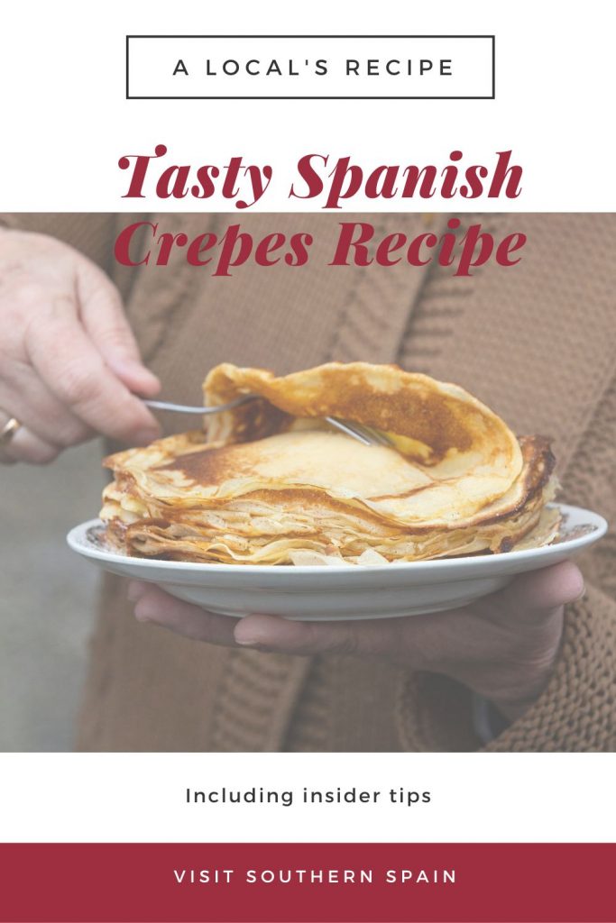 Are you looking for the best Spanish crepes recipe? These delicious Filloas are Spain's most beloved sweet crepes you'll fall in love with from the very first bite. The Spanish crepes recipe is easy to make and you can fill them with chocolate spread, dulce de leche, and fruit jams. Make this sweet crepe recipe for breakfast, lunch, or whenever you want a Hispanic dessert to bring back the memories from your last holiday in Spain. #spanishcrepes #crepesrecipe #spanishdesserts #crepesfromspain