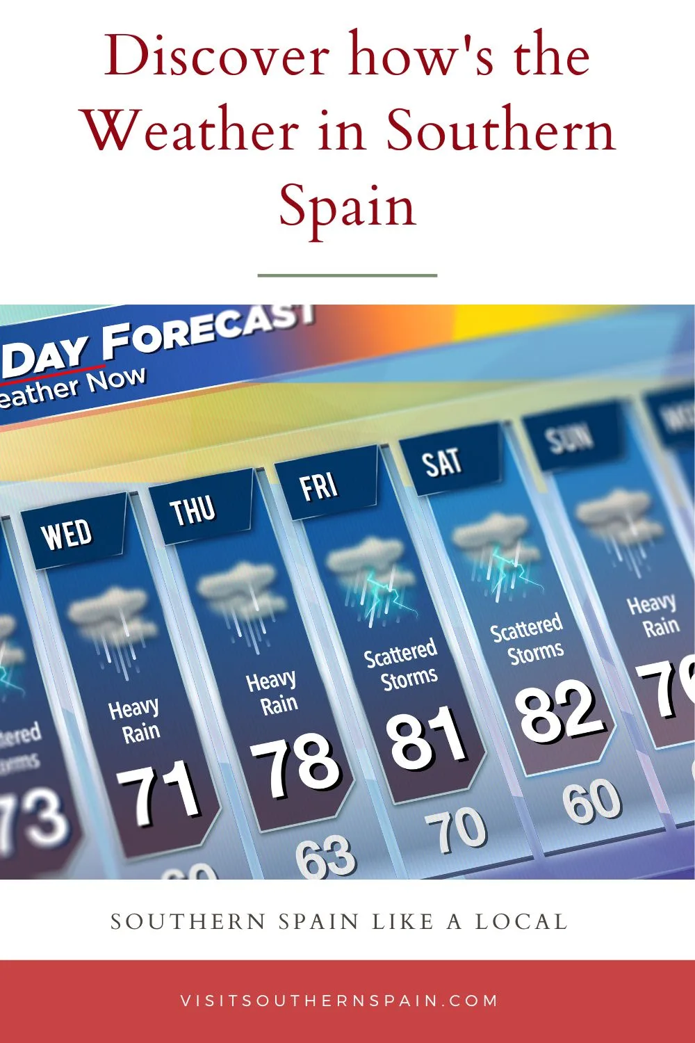 Are you interested to know how's the weather in Southern Spain? In our complete guide, you discover all you need to know about the weather in Andalucia, and when should you visit. Depending on what you want to do in Andalucia, there's a season for everyone, from beach lovers to mountain hikers, or ski enthusiasts. Spain has one of the best weather in Europe and all thanks to Andalucia, where you can both swim and ski on the same day. #weatherandalucia #weathersouthernspain #andalucia #weather