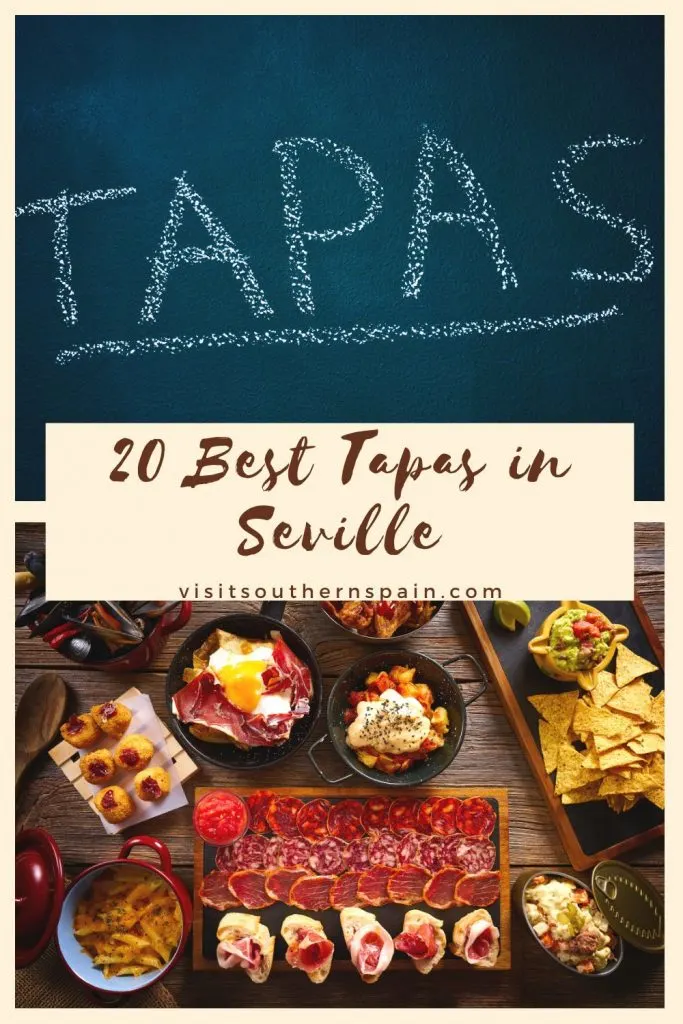 Are you looking for the Best Tapas in Seville where you can eat just like a local? When you are visiting Southern Spain, you must make time to try the best tapas in Seville. Our guide contains some of the best restaurants in Seville where the traditional tapas are served in the most authentic Spanish setting. You could eat the most popular tapas in Seville and taste the Spanish cuisine, which will make you always come back for more. #tapasinseville #besttapasinseville #tapas #seville #tapasbar