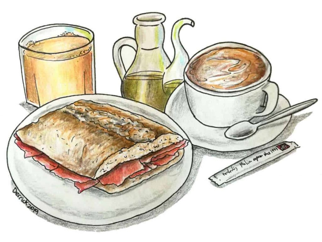 illustrated seville Breakfast