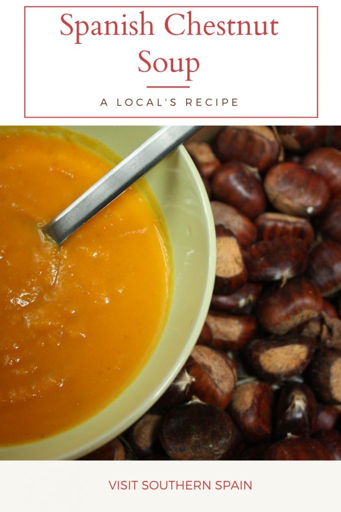 Do you want to make a Comforting Spanish Chestnut Soup? This is one of the best chestnut soup recipes you've ever tried and it's all thanks to its rich and savory consistency. The chorizo makes this chestnut cream more hearty, flavourful, and perfect for starting the autumn season. And if you're looking to celebrate Halloween the Spanish way, the chestnut soup is the go-to soup, not to mention it's the perfect comfort food. #chestnutsoup #spanishchestnutsoup #chestnutchorizosoup #chestnutrecipe