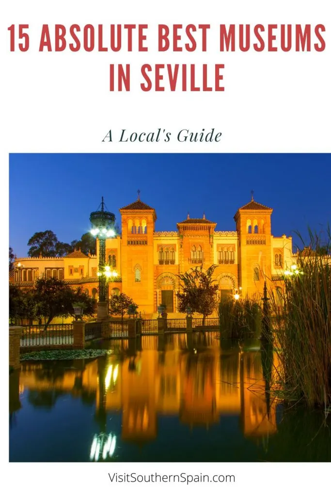 Do you want to visit the Best Museums in Seville? Seville is one of the best cities if you want to have a walk down history lane. Amazing architecture, famous landmarks, and of course, the most interesting museums. Whether you want to learn more about Flamenco, fine arts, bullfighting, or contemporary art, Seville is the perfect city for a cultural and more educational holiday. Here are the best museums In Seville worth visiting. #museumsinseville #museums #seville #andalucia #bestmuseums