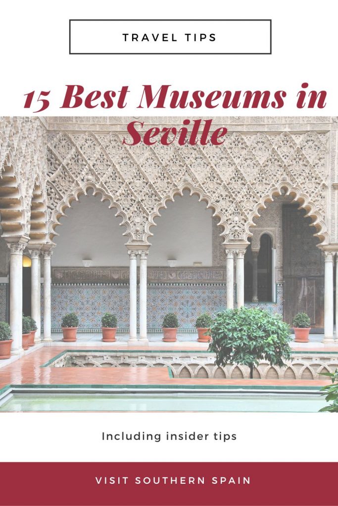 Do you want to visit the Best Museums in Seville? Seville is one of the best cities if you want to have a walk down history lane. Amazing architecture, famous landmarks, and of course, the most interesting museums. Whether you want to learn more about Flamenco, fine arts, bullfighting, or contemporary art, Seville is the perfect city for a cultural and more educational holiday. Here are the best museums In Seville worth visiting. #museumsinseville #museums #seville #andalucia #bestmuseums