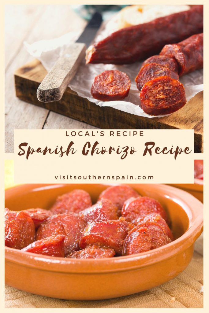 Are you looking for a Spanish chorizo recipe? Our chorizo recipe is the perfect traditional tapas from Spain that you could try this fall. This is the best chorizo recipe because it has another ingredient that gives this Spanish dish a unique flavor. This easy tapas is fried in cider and it's known all around Spain as Chorizo a la Sidra, a hearty tapas served especially during the autumn season. Try this chorizo recipe, you'll love it! #spanishchorizorecipe #chorizoincider #chorizo #alasidra