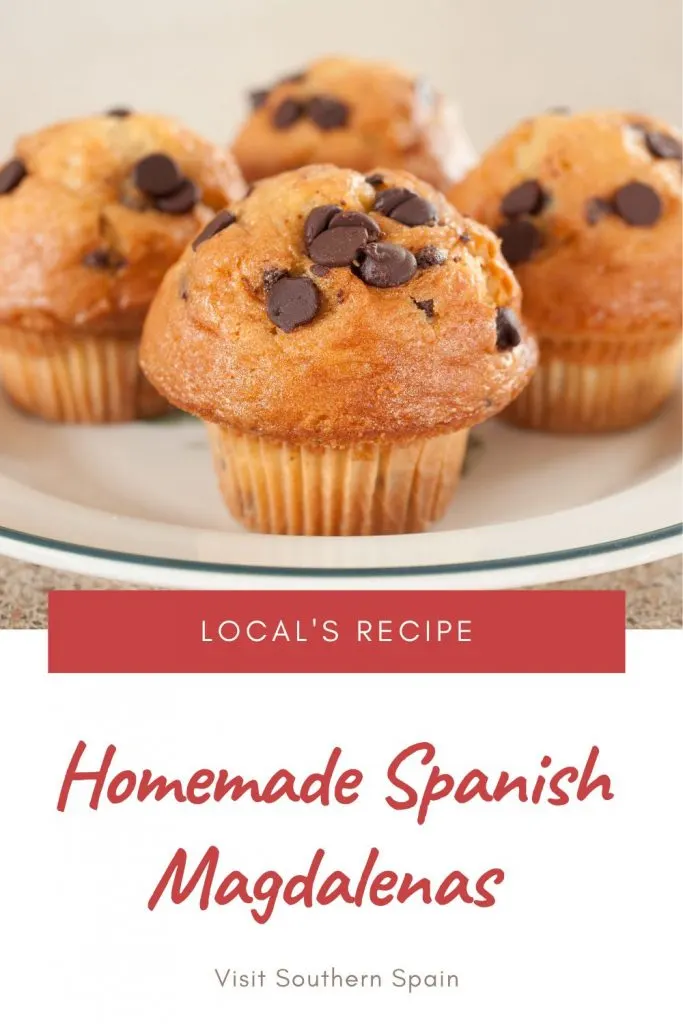 Are you looking for the best Spanish Magdalenas recipe? These Spanish muffins not only are incredibly delicious but are also very easy to make, and in less than an hour, you will have one of the best breakfast muffins ever. Magdalenas are popular Spanish desserts that are served for breakfast and they have a very fluffy texture. The Spanish Magdalenas recipe is perfect for making cupcakes as well, you just need to add your favorite topping. #spanishmagdalenas #spanishmuffins #muffins #magdalenas