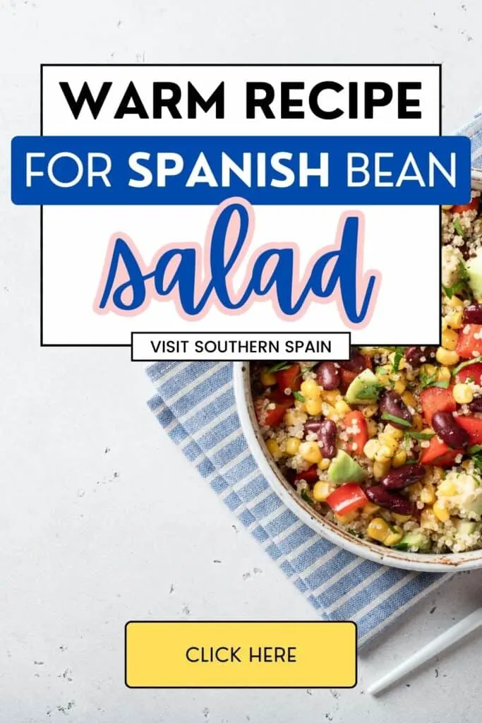 The bowl has quinao salad with beans, corn, tomatoes and pepper.