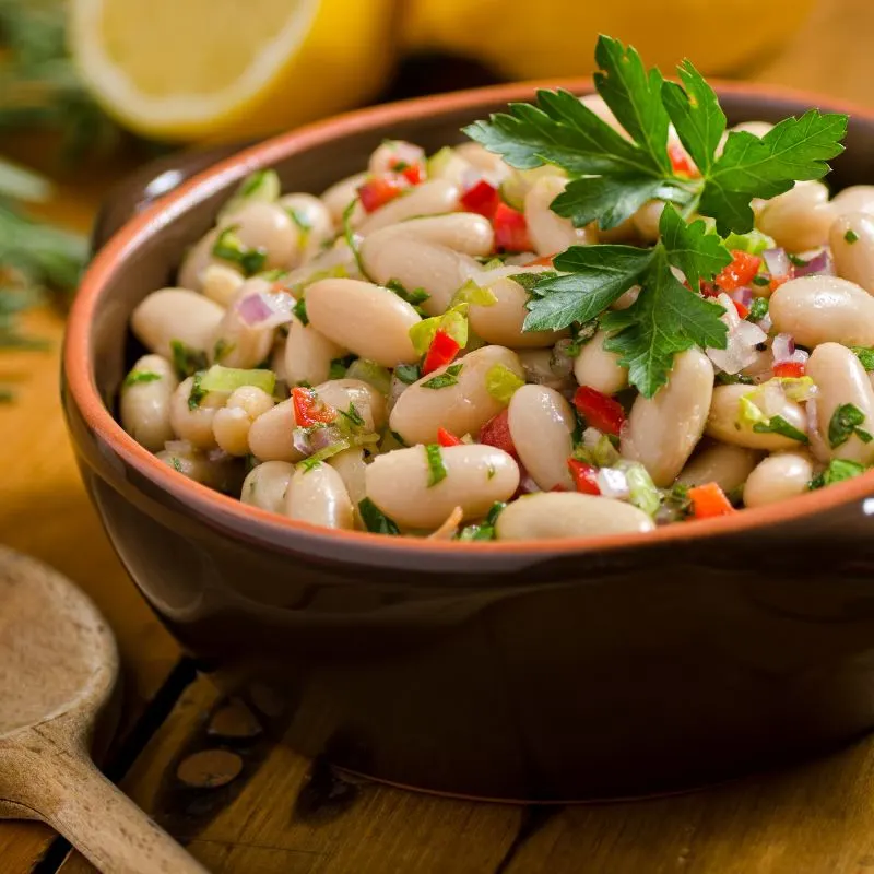 Warm Spanish Bean Salad Recipe