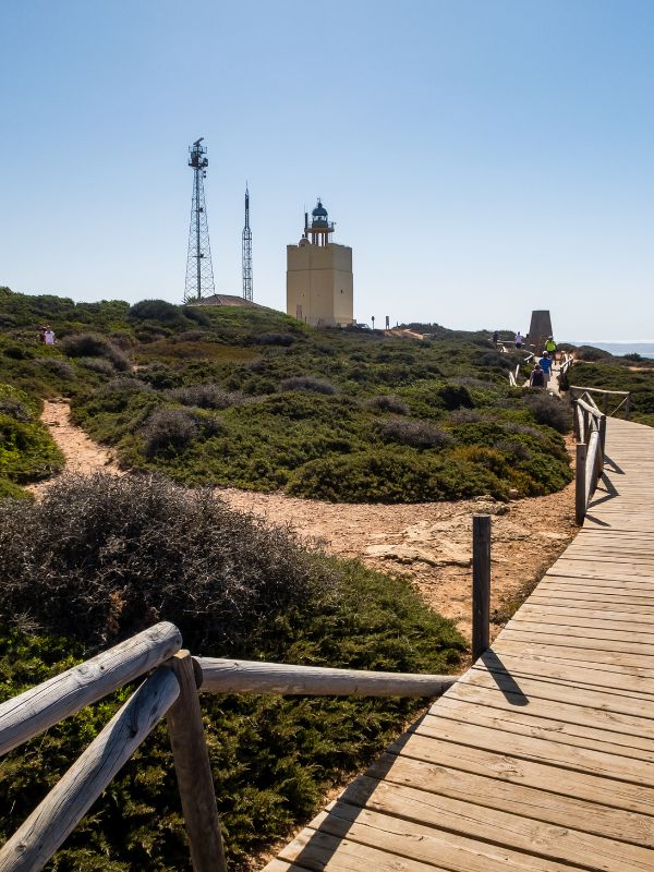 view of the path that goes from Conil To Roche Lighthouse. 20 Best Hikes in Andalucia for Every Level