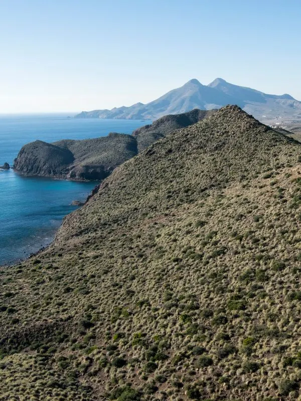 view with Parque Natural del Cabo de Gata-Níjar. 20 Best Hikes in Andalucia for Every Level