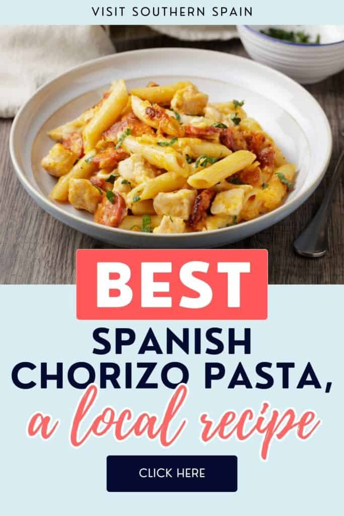 Spanish pasta pot with chorizo