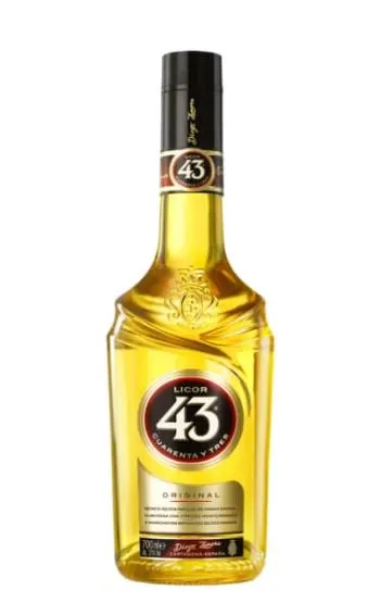 a bottle of Licor 43. 30 Most Famous Spanish Drinks