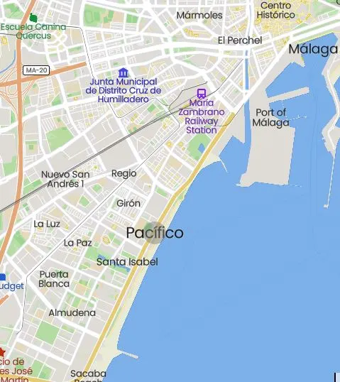 Paseo Marítimo Oeste-Pacífico. Where to Buy Properties in Malaga City