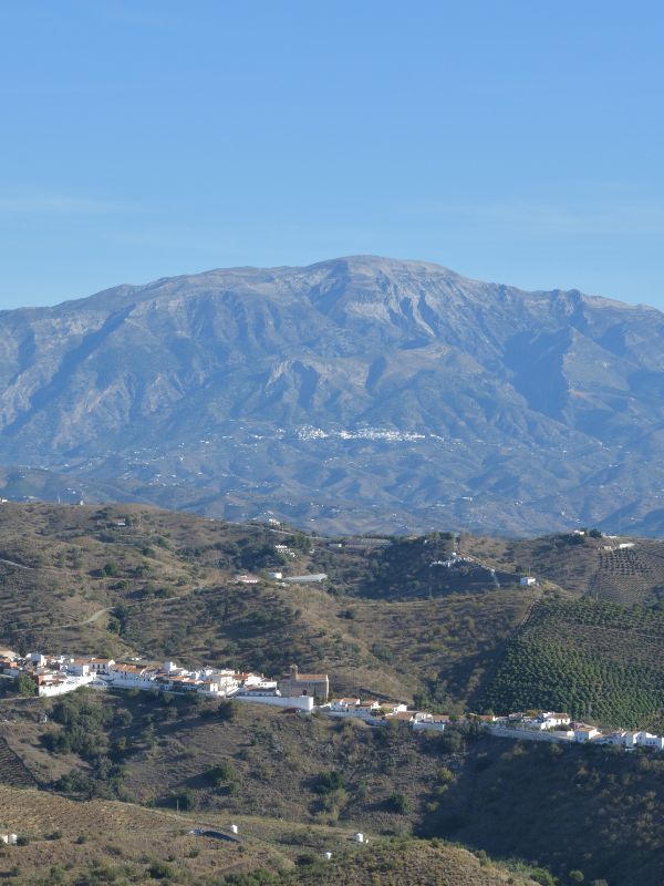 landscape view of the Benaque. 20 Best Routes for Cycling in Andalucia in 2023