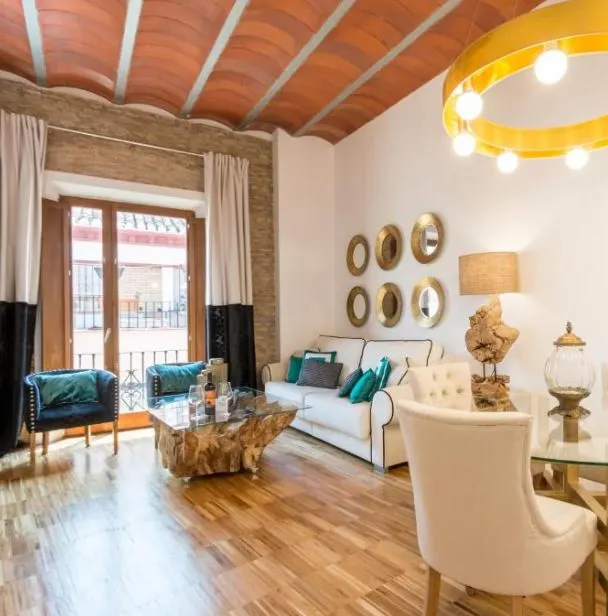 interior of a hotel room at BiBo Suites Oro del Darro. 20 Best Cheap Hotels in Granada for 2023