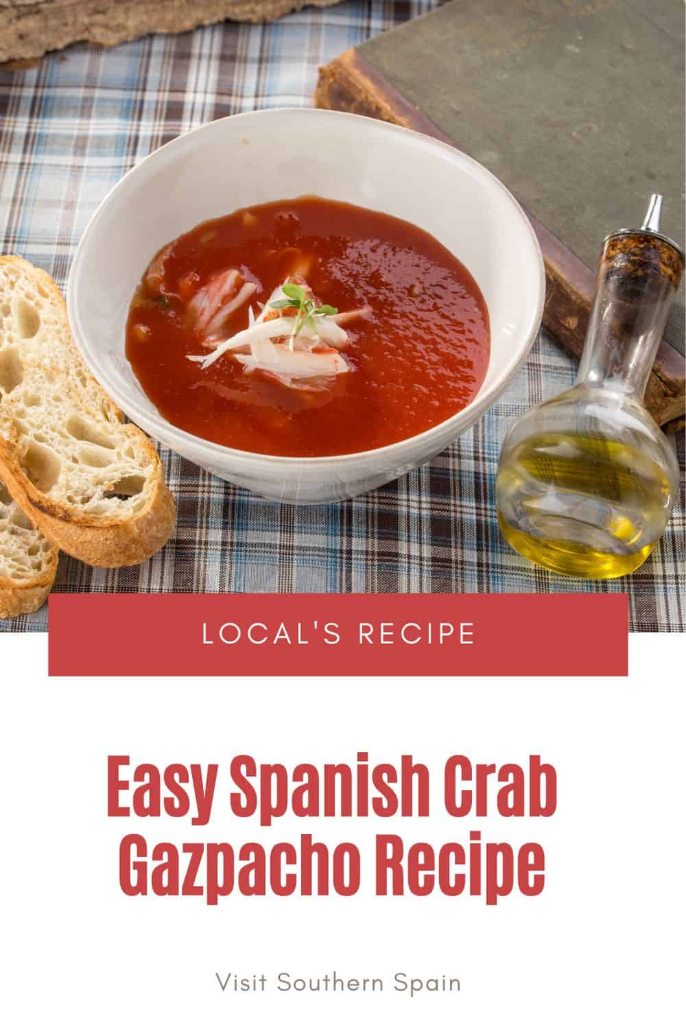 Delicious Spanish Crab Gazpacho Recipe Visit Southern Spain