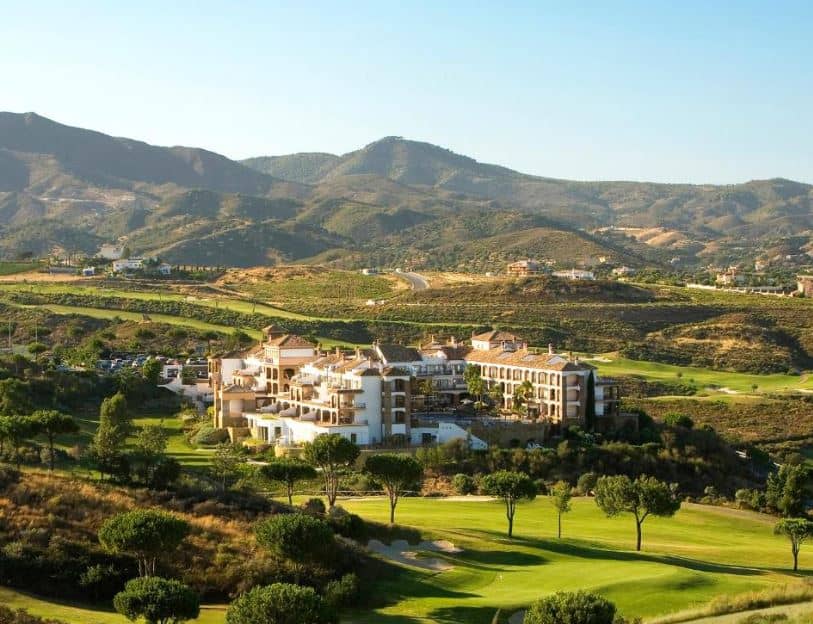 aerial view of the La Cala Resort, luxury hotels in Andalucia