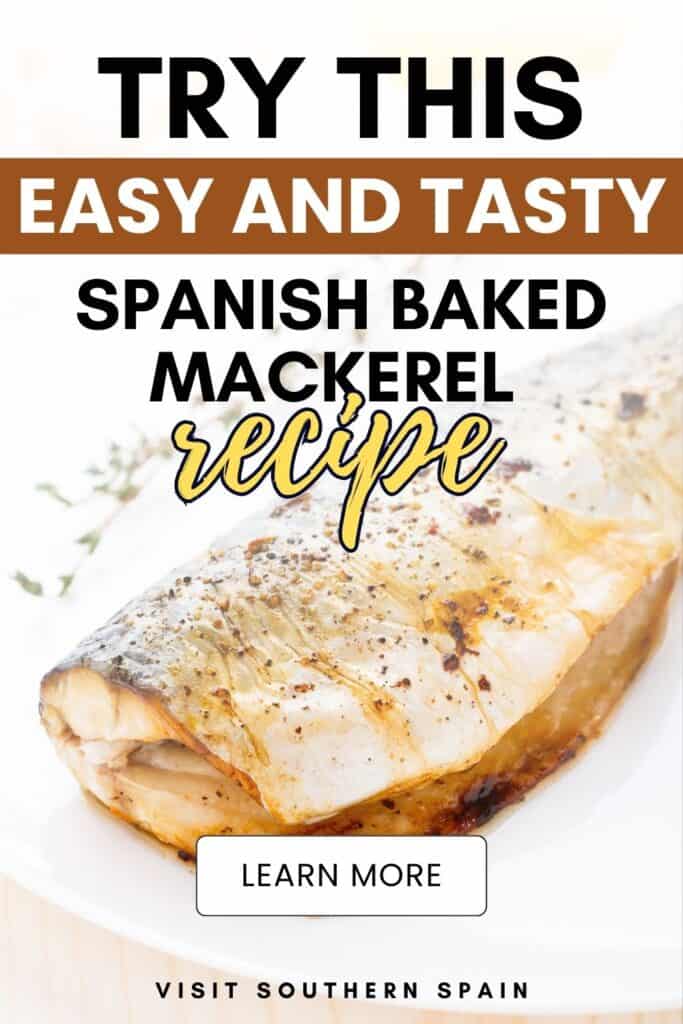 A half of a fish is seen that is baked. It is simpler because it is almost plain.